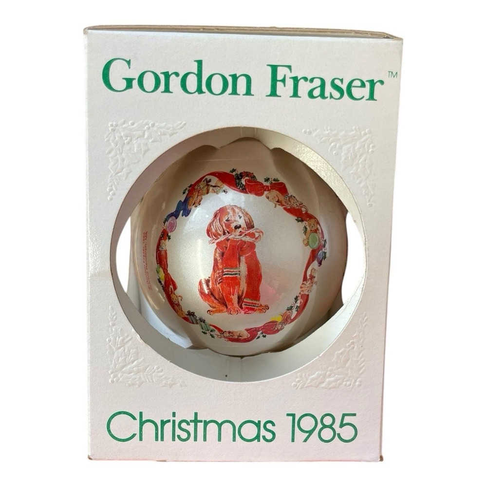 Schmid Gordon Fraser‎ Open Me First Christmas 1985 Ornament